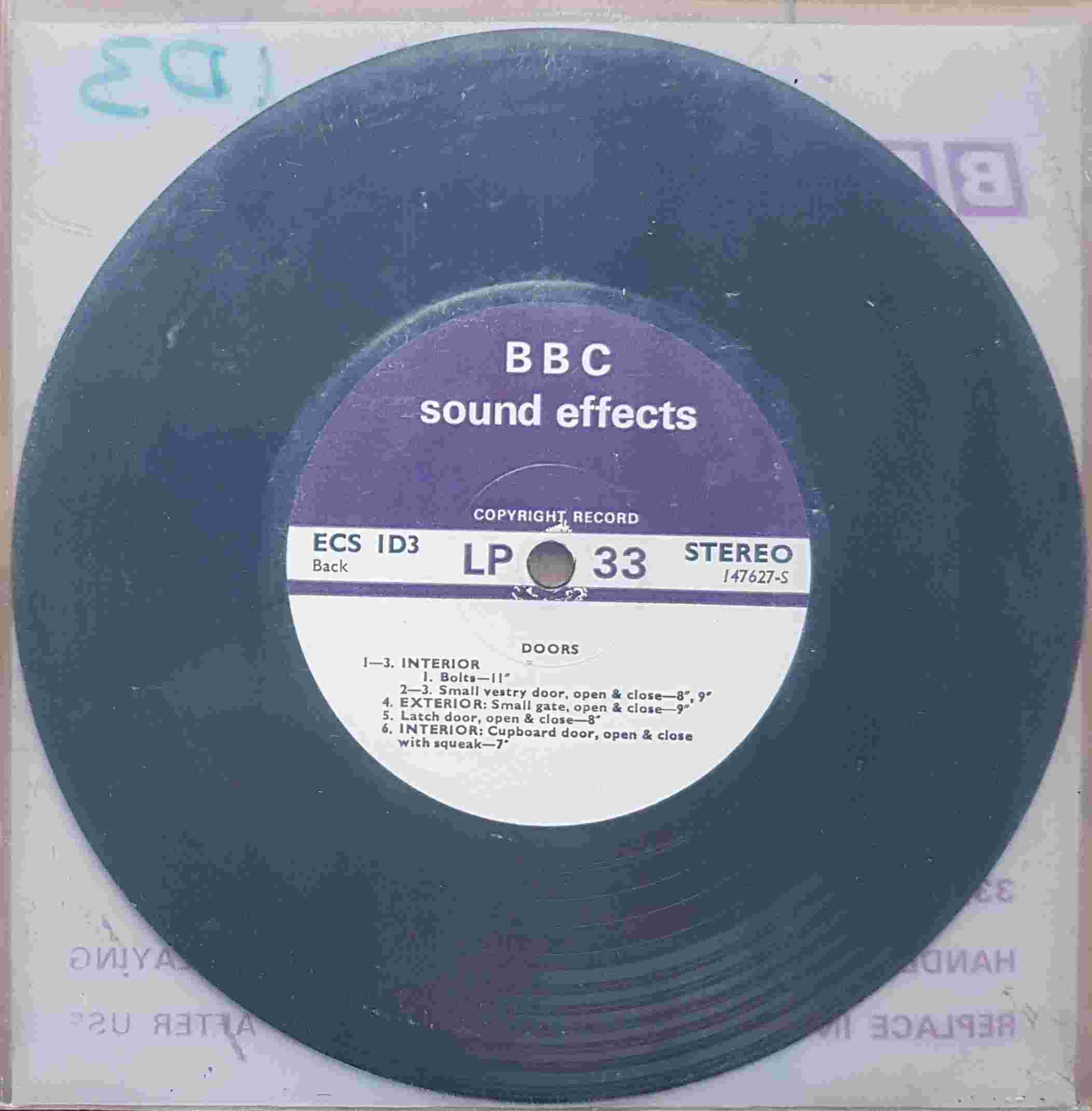 Picture of ECS 1D3 Church doors / Doors by artist Not registered from the BBC records and Tapes library